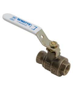 Watts 0450102 1/2 IN 2-Piece Full Port Lead Free Bronze Ball Valve, NPT End Connections