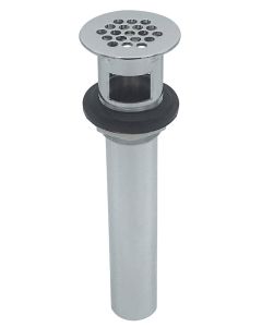 Wal-Rich 0512500 - Chrome-Plated 1 1/4" Grid Drain with 6" Tailpiece