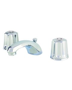 Gerber 07-43-071 Classics Two Handle Lavatory Faucet w/ Metal Fluted Handles & Metal Pop-Up Drain 1.2gpm