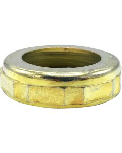Wal-Rich 0904004 - 1 1/2" X 1 1/2" Chrome-Plated Solid Brass Slipnut