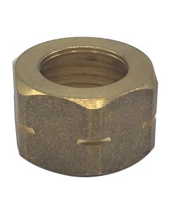 Wal-Rich 0912002 - Brass Basin Cock Coupling Nut Brass - Product Image