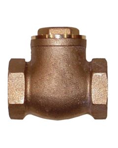 Webstone 10548W 2-1/2" IPS Lead Free Brass Swing Check Valve Hard Seat - 200 WOG / 125 Wsp Max Temp 350F - Product Image