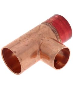 Bell & Gossett 108121 1" x 3/4" Copper Red Ring Monoflo Tee
