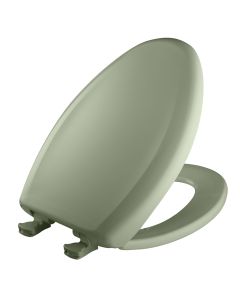 Bemis 7B1200SLOWT 095 Elongated Plastic Toilet Seat in Bayberry with STA-TITE Seat Fastening System, Easy Clean & Change and Whisper Close Hinge