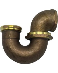 Wal-Rich 1212002 1 1/2" X 1 1/4" Rough Brass L.A. Trap Less Cleanout