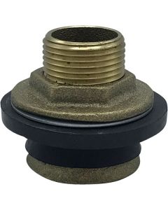 Wal-Rich 1309016 - 1" X 3/4" Closet Spud Complete