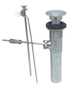 Wal-Rich 1405002 - 1 1/4" Chrome-Plated Brass Pop-Up Waste