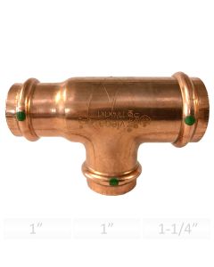 Viega 14568 - 1-1/4" x 1" x 1" ProPress tee  Copper Press Connection