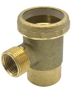 Wal-Rich 1512002 - New Style  Washing Machine Tee 3/4" MIP X 1/2" FIP - Product Image