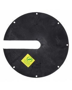 Zoeller 17-0135 Sump Basin Cover, 20" - One Piece, Polyethylene Molded w/ 3" x 13" Opening