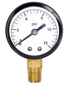 Wal-Rich 1713002 - 4-1/2" 15 Psi Pressure Gauge