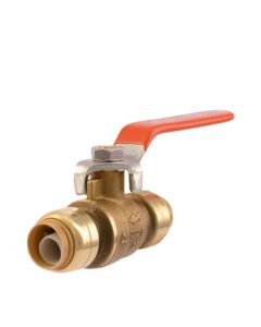SharkBite 22222-0000LF Push-Fit Connections  1/2" X 1/2" Ball Valve Lead Free