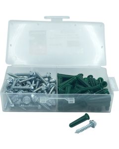 Wal-Rich 2401506 - 5/16" Screw & Anchor Kit With BIT