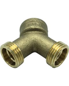 Wal-Rich 2603002 - 3/4" Siamese Connection Brass