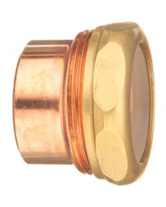 Elkhart 10046122 - 1-1/2" x 1-1/2" FTG x SJ WROT DWV Copper Fitting Trap Adapter - Product Image