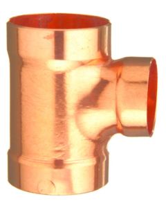 Elkhart 10046578 - 2" x 1-1/2" x 1-1/2" C x C x C WROT DWV Copper 90° Reducing Sanitary Tee - Product Image