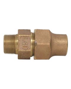 Legend 313-005NL 1" No Lead Bronze Flare x MNPT Coupling