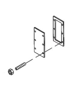 Weil-McLain 385-700-200 Boiler Heater Cover Plate Kit 78-80D - Product Image