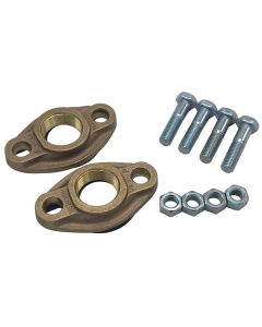 Wal-Rich 4429502 - 1 1/2" Water Meter Flange Set (Lead-Free)