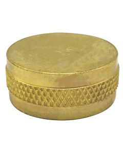 Wal-Rich 4607002 - 3/4" FHT Brass Hose Cap (Lead-Free)