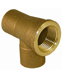Elkhart 10051190 - 1/2" C x F x C Cast Brass Lead-Free Tee