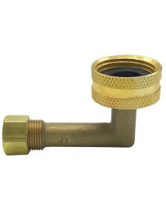 Wal-Rich 4816020 - 3/8" OD X 3/4" FHT Dishwasher Elbow (Lead-Free) - Product Image