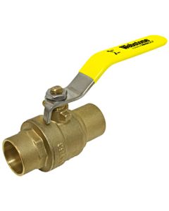 Webstone 51710W 4" CxC Lead Free FP Brass Ball Valve W/Adj Packing Gland - 400 WOG/125 Wsp - Product Image