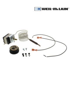 Weil-McLain 633-900-130 Thermostat kit with knob, temperature rating 90 - 160 deg F, use with plus 30-60 and gold plus 30-80 indirect water heaters