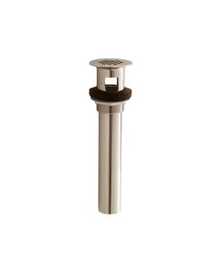 Jaclo 808-PN Grid Lavatory Drain with Overflow Polished Nickel