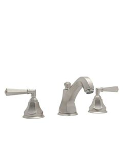 Rohl A1908LMSTN-2 Palladian Widespread Bathroom Faucet Metal Levers In Satin Nickel - Product Image