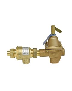 Watts 0386462 B911S-M3 1/2" Bronze Combination Fill Valve And Backflow Preventer, Union Solder Inlet X Threaded Outlet Connections