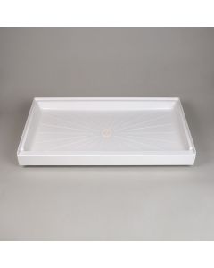 Mustee 3460M - 34" x 60" DURABASE Rectangular Shower Base - White
