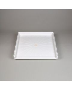 Mustee 3739M - 37" x 39" CareGiver Transfer Shower Base - White