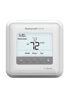 Honeywell TH4110U2005/U T4 Pro Programmable Thermostat with stages up to 1 Heat/1 Cool Heat Pumps or 1 Heat/1 Cool Conventional Systems