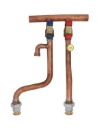 Weil-McLain 383-100-060 Combi Easy-Up Manifold Kit AQUABALANCE Series 1 & 2 - product Image