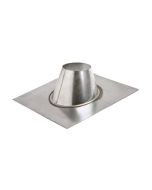 Metal-Fab 4MF 4" Metal Type-B Standard Roof Flange Round Pipe